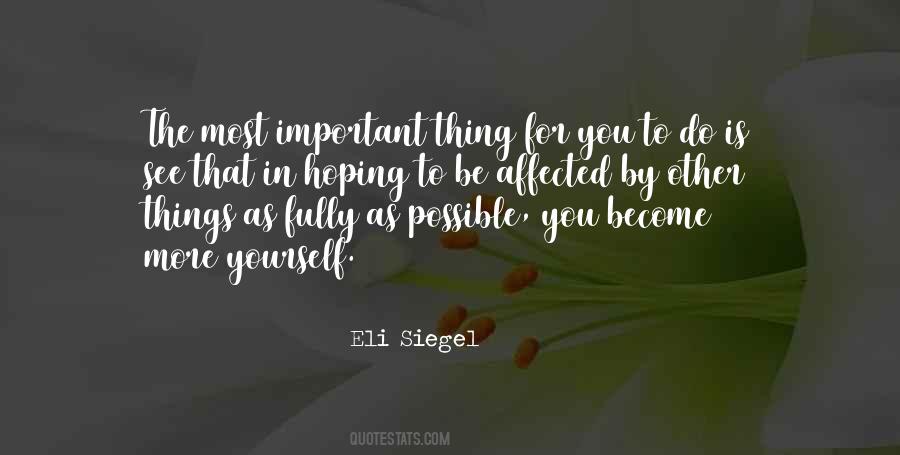 Eli Siegel Quotes #1240941