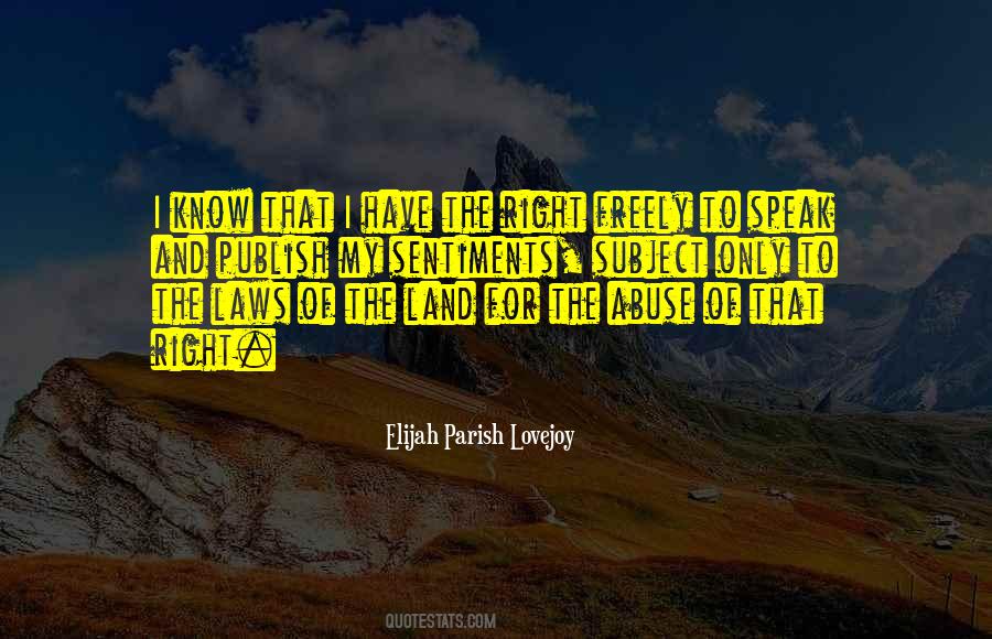 Elijah Parish Lovejoy Quotes #436646