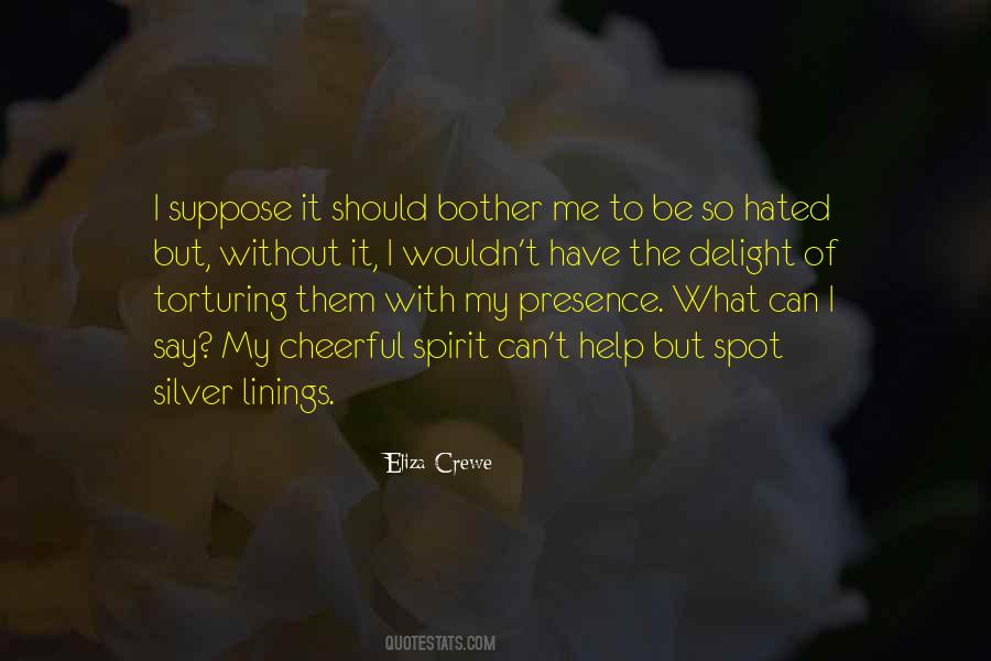 Eliza Crewe Quotes #995084