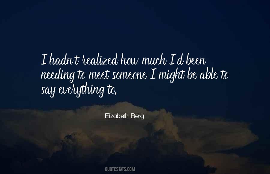 Elizabeth Berg Quotes #959564