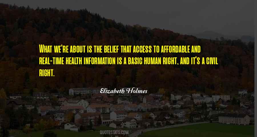 Elizabeth Holmes Quotes #1397958