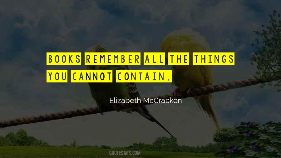 Elizabeth Mccracken Quotes #1174400