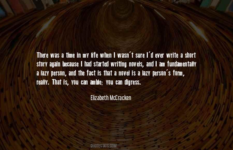 Elizabeth Mccracken Quotes #1610183