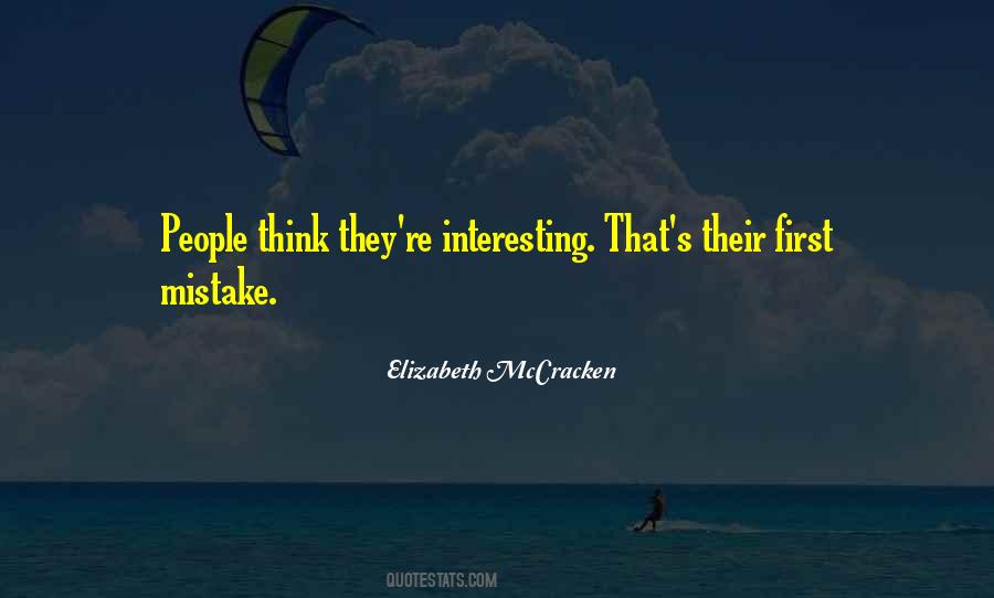 Elizabeth Mccracken Quotes #515316