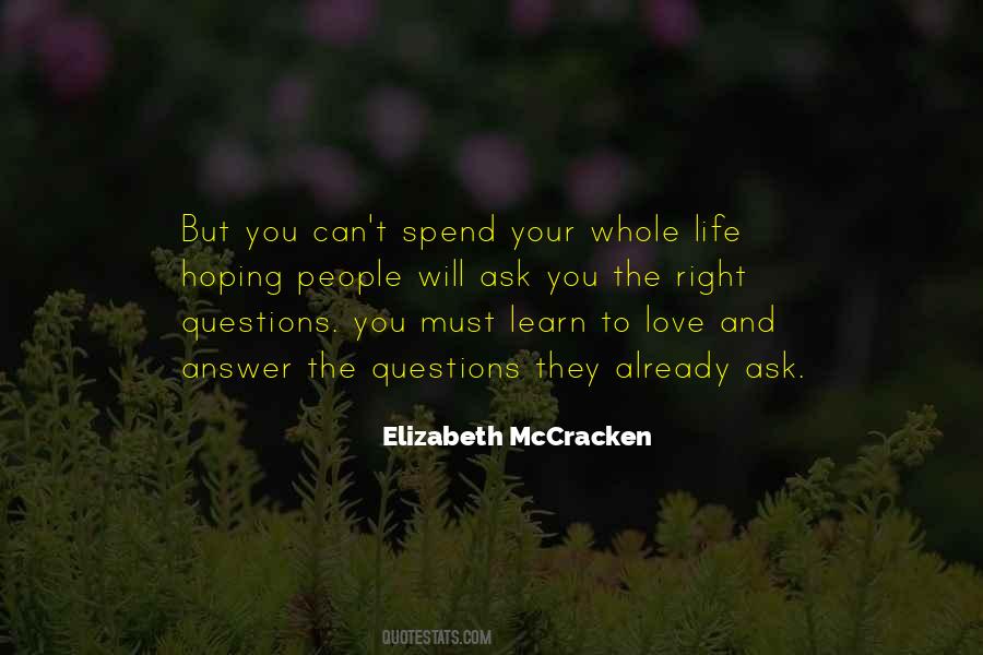 Elizabeth Mccracken Quotes #928620