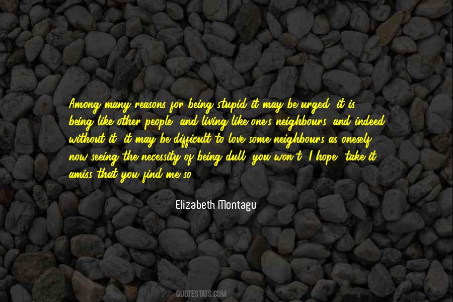 Elizabeth Montagu Quotes #1739498