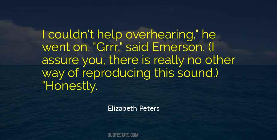 Elizabeth Peters Quotes #138426