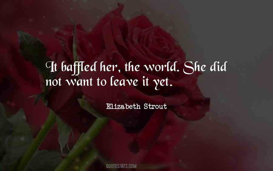 Elizabeth Strout Quotes #838985