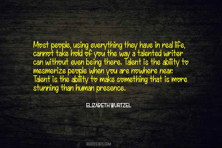 Elizabeth Wurtzel Quotes #100414