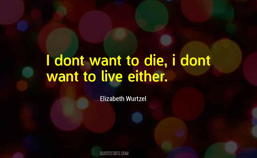 Elizabeth Wurtzel Quotes #1071484