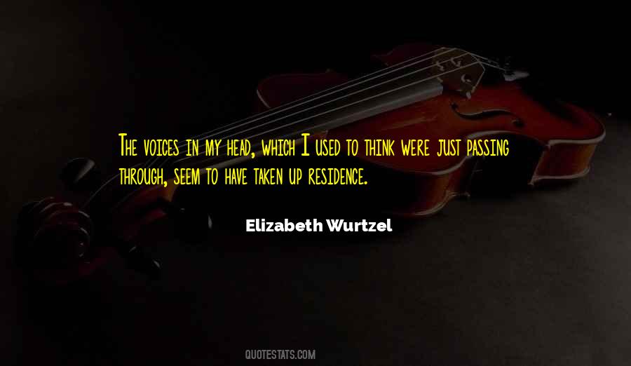 Elizabeth Wurtzel Quotes #1084018