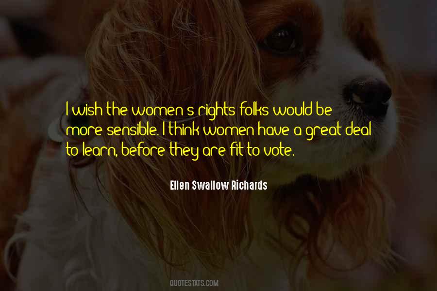 Ellen Swallow Richards Quotes #108788