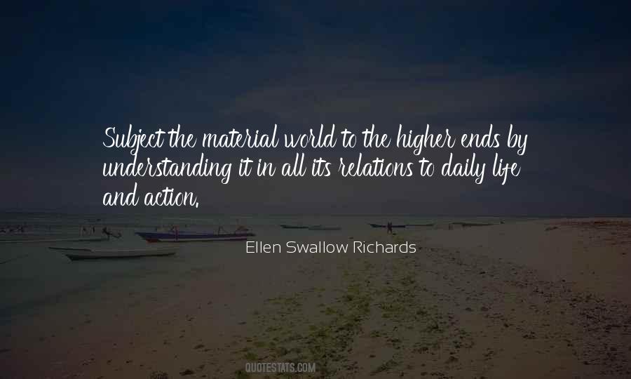 Ellen Swallow Richards Quotes #1227133