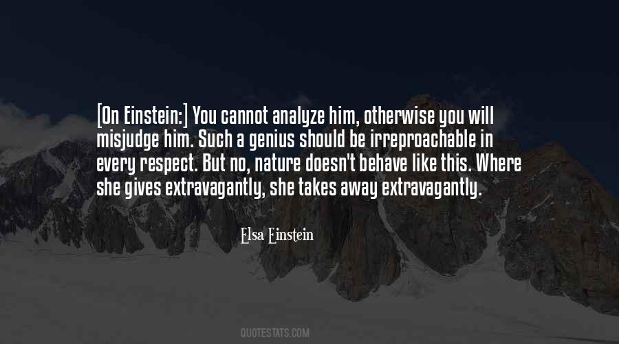 Elsa Einstein Quotes #692736