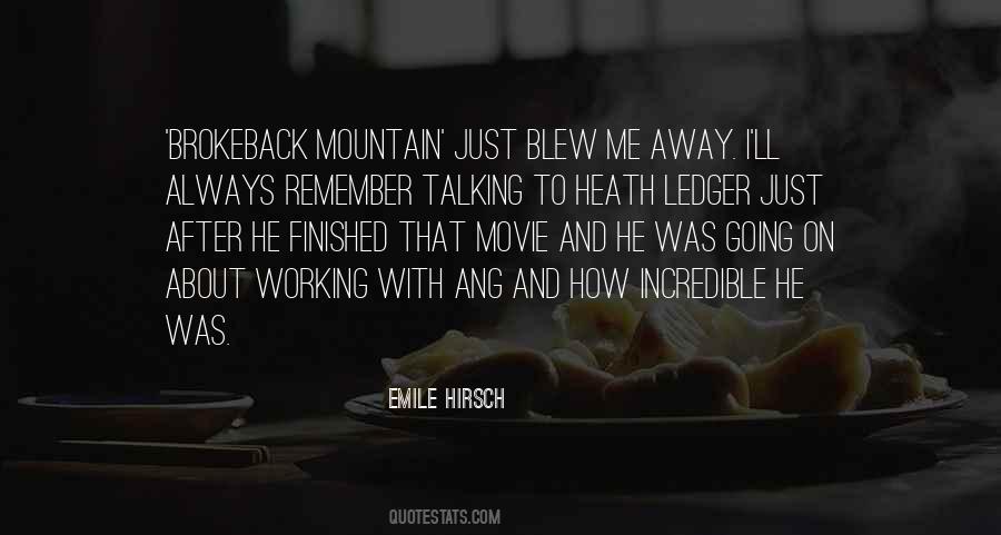 Emile Hirsch Quotes #1448872