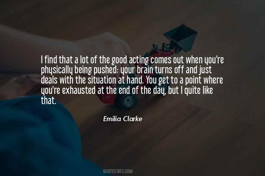Emilia Clarke Quotes #699481