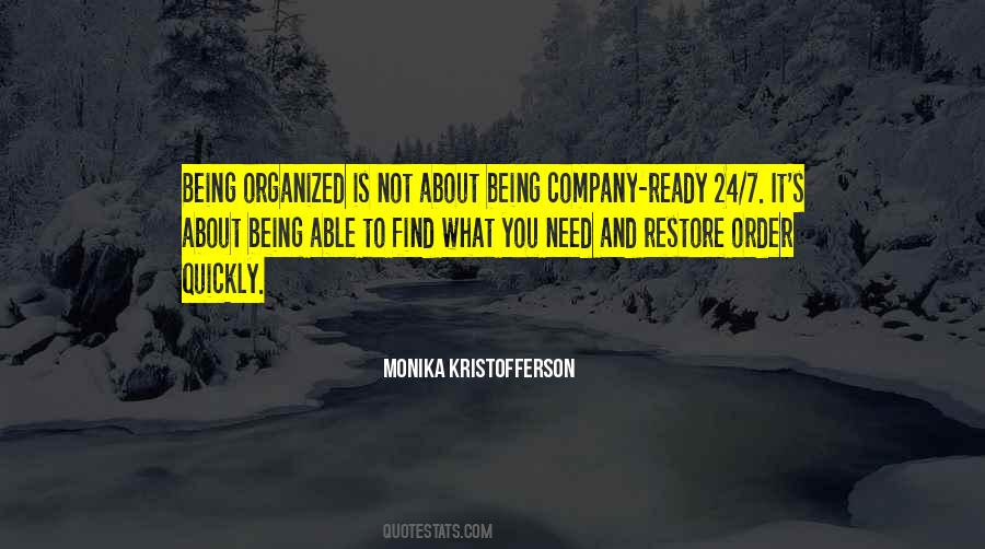 Quotes About Organizing Your Life #1170898