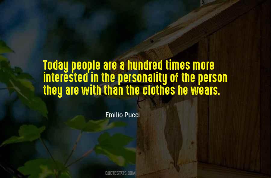 Emilio Pucci Quotes #600646