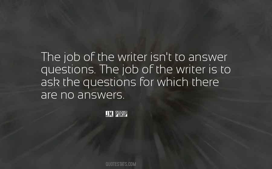 Quotes About No Answers #1492492