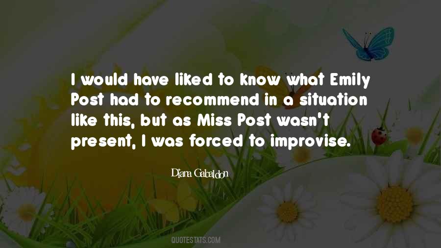 Emily Post Quotes #1748854