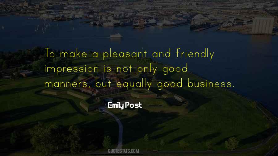 Emily Post Quotes #875515