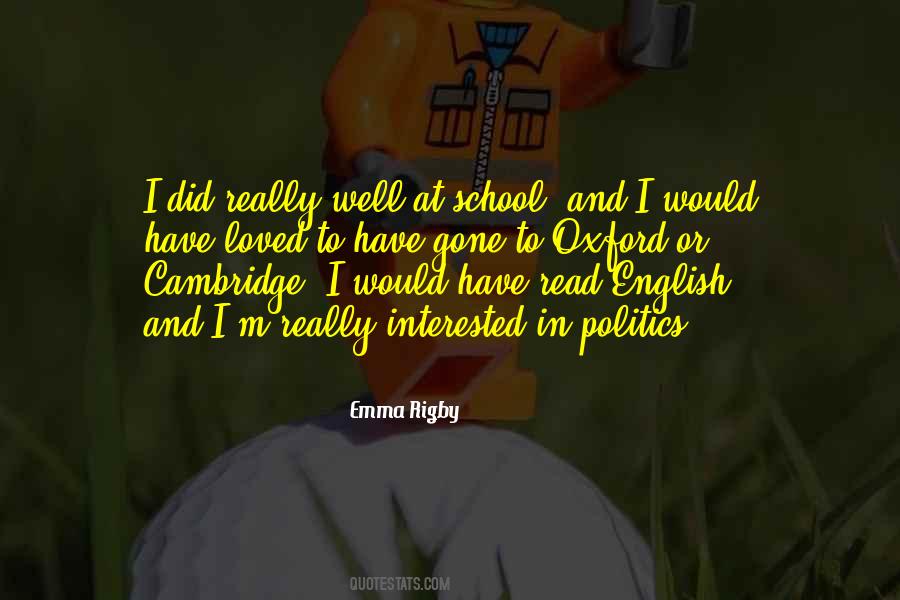 Emma Rigby Quotes #1094851