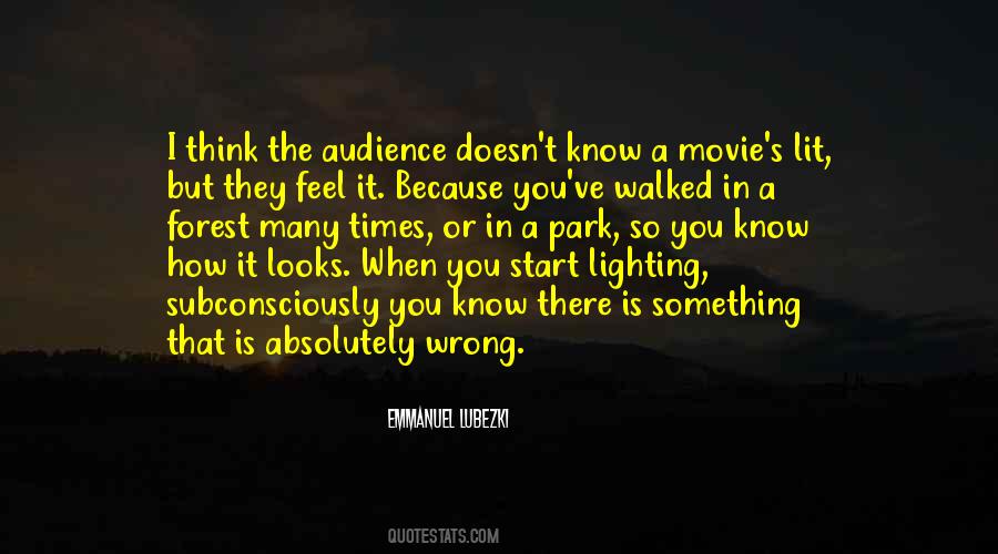 Emmanuel Lubezki Quotes #801029
