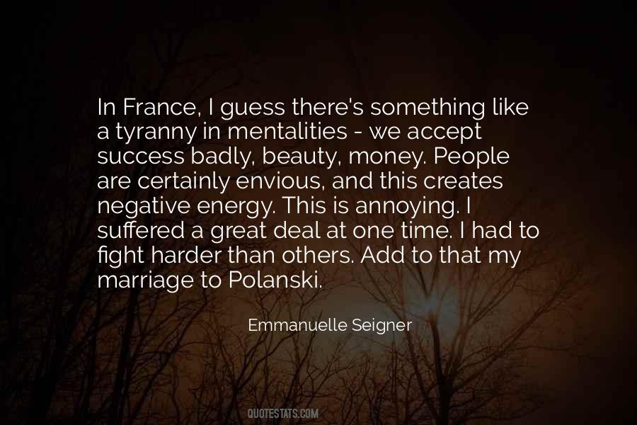 Emmanuelle Seigner Quotes #376108