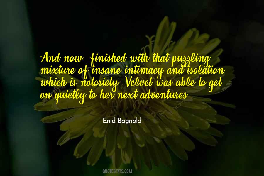 Enid Bagnold Quotes #1675623