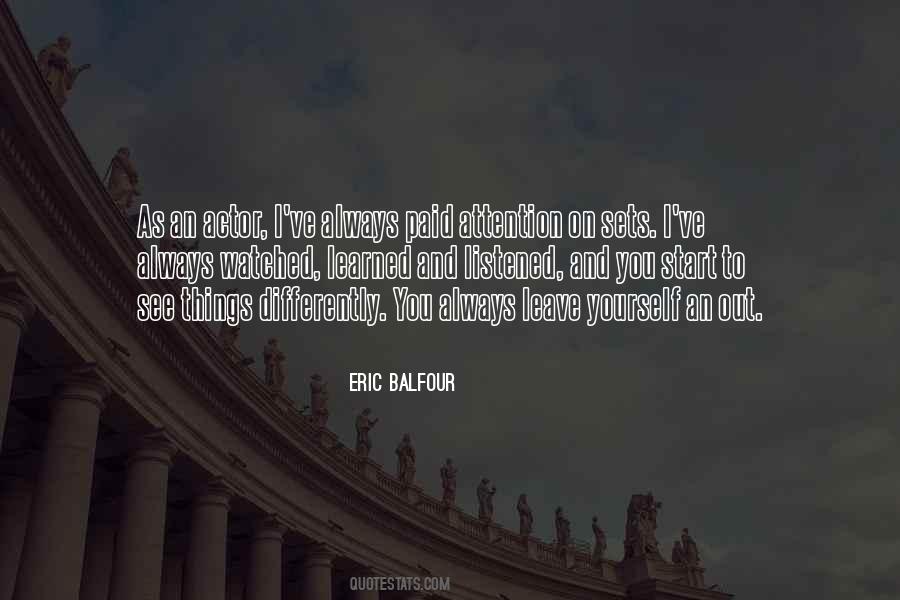 Eric Balfour Quotes #499274