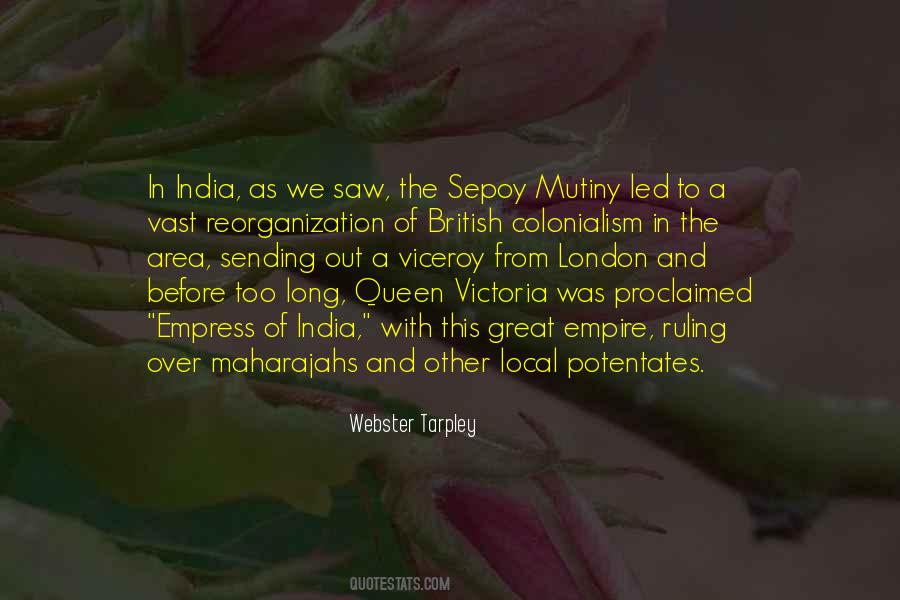 Quotes About The Sepoy Mutiny #1285738