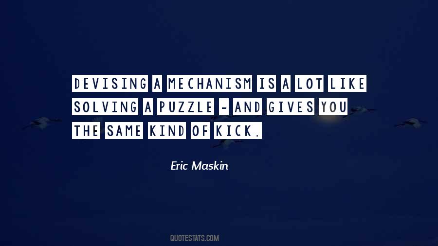 Eric Maskin Quotes #1030301