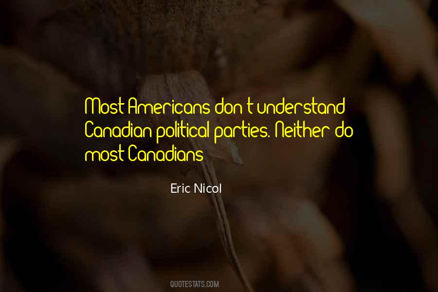 Eric Nicol Quotes #1121570