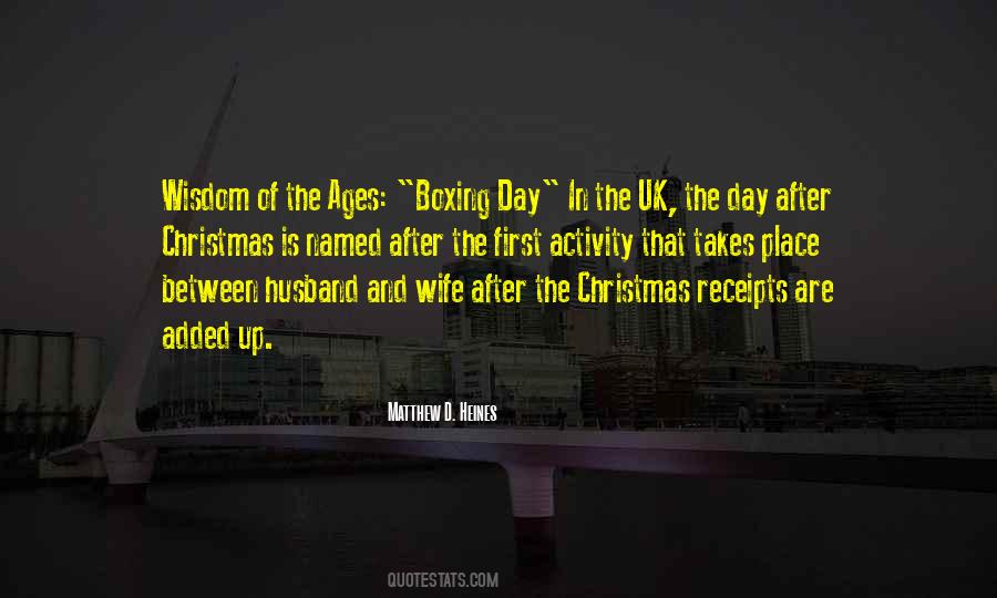 Quotes About The Day After Christmas #404751