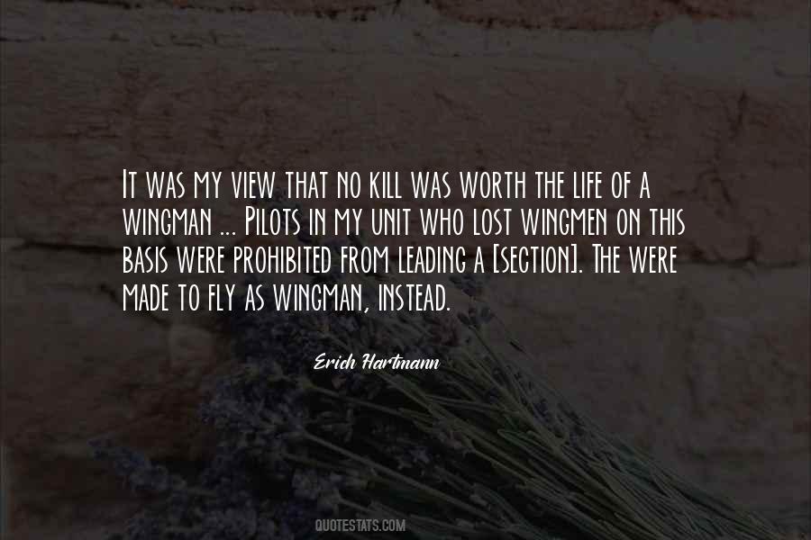 Erich Hartmann Quotes #1536505