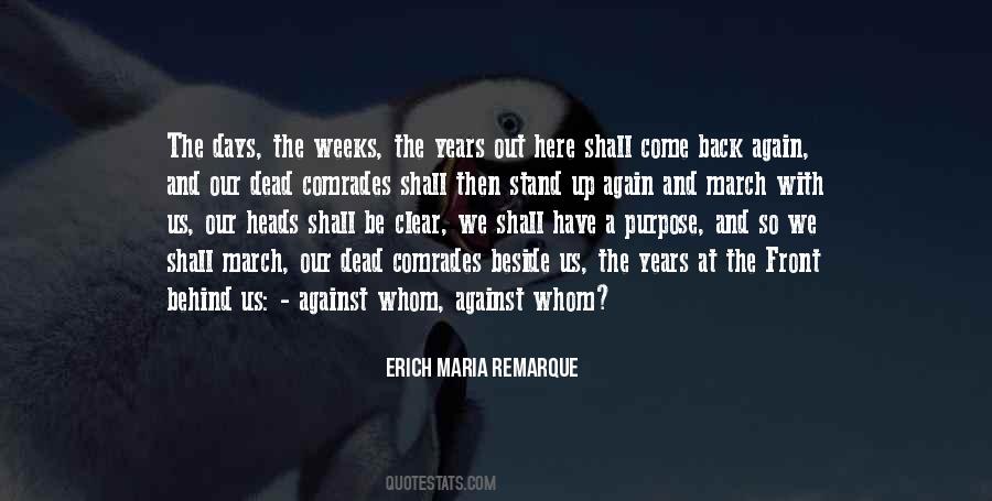 Erich Maria Remarque Quotes #212701