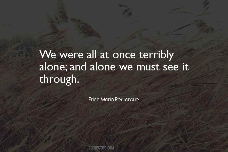 Erich Maria Remarque Quotes #780159