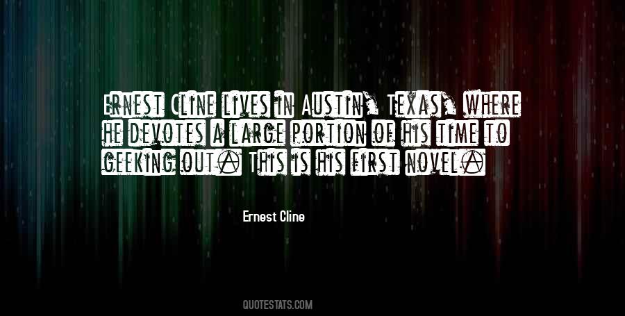 Ernest Cline Quotes #350479