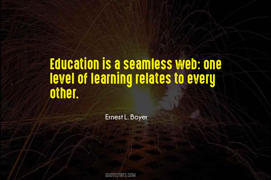 Ernest L Boyer Quotes #650605