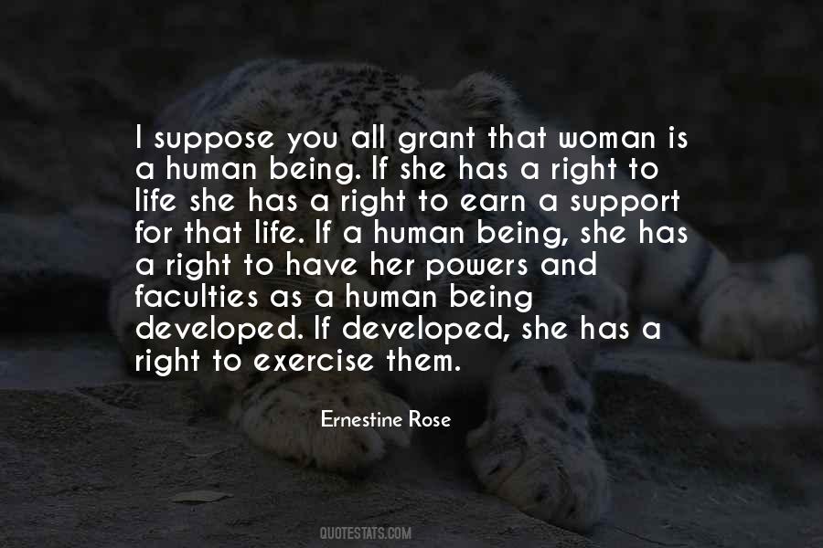 Ernestine Rose Quotes #1513339