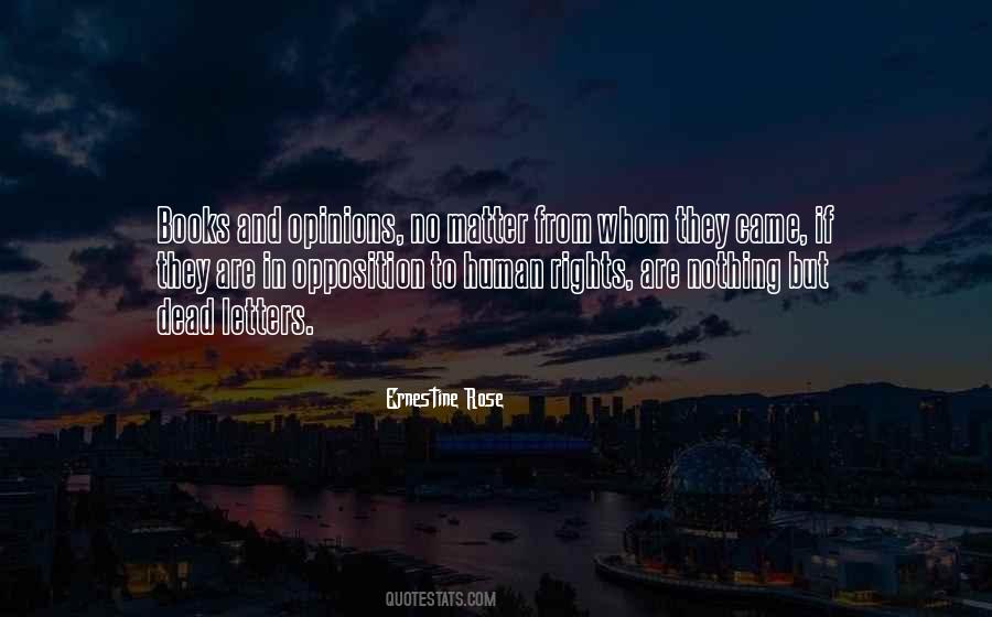 Ernestine Rose Quotes #189979