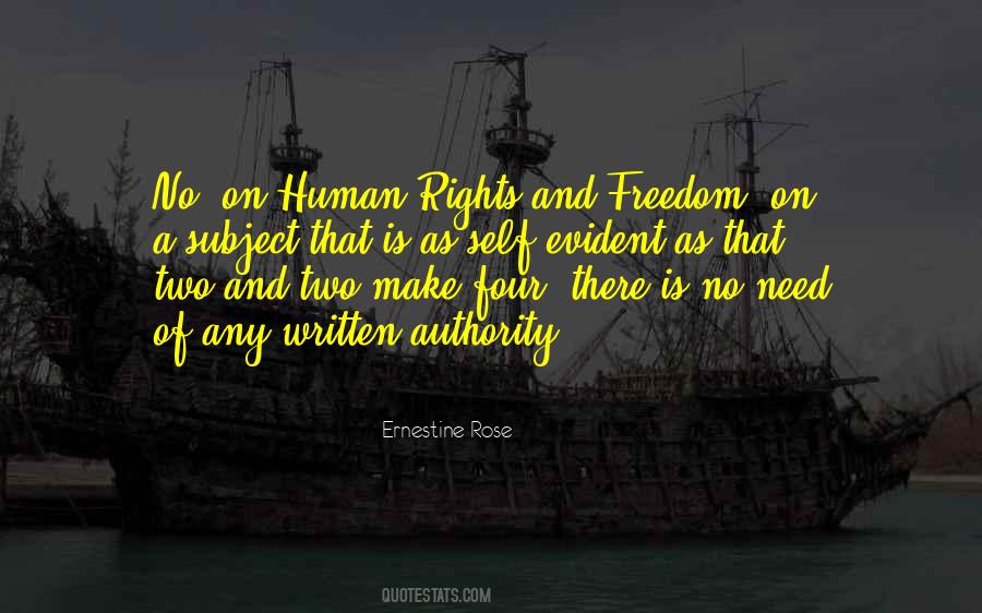 Ernestine Rose Quotes #748818
