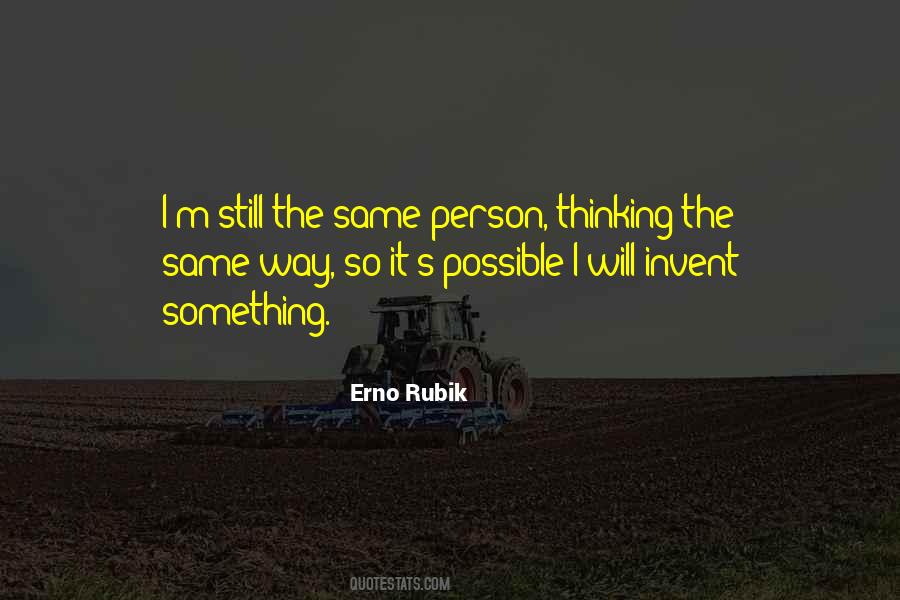 Erno Rubik Quotes #991734