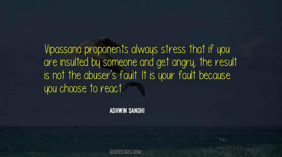 Quotes About Stress #1689393
