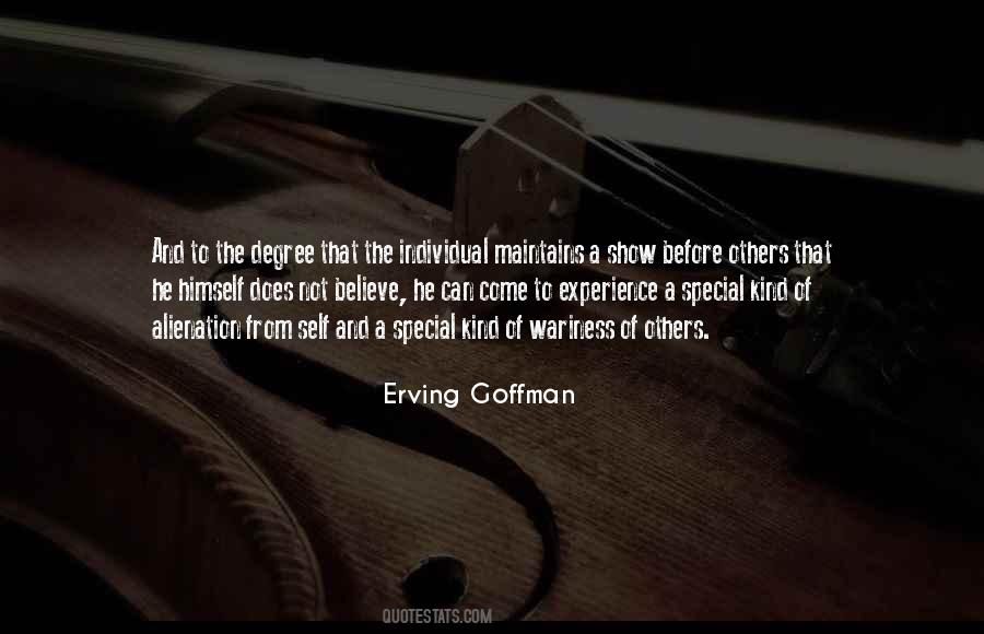 Erving Goffman Quotes #1523353