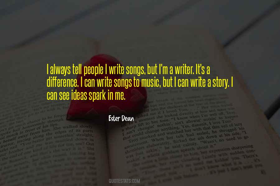 Ester Dean Quotes #143944