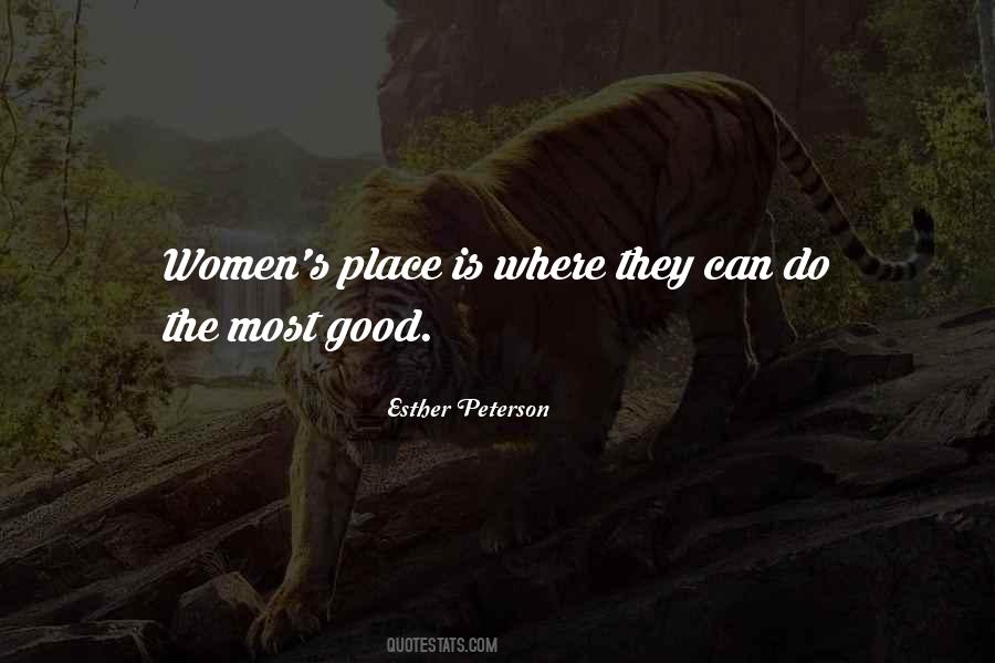 Esther Peterson Quotes #1579751