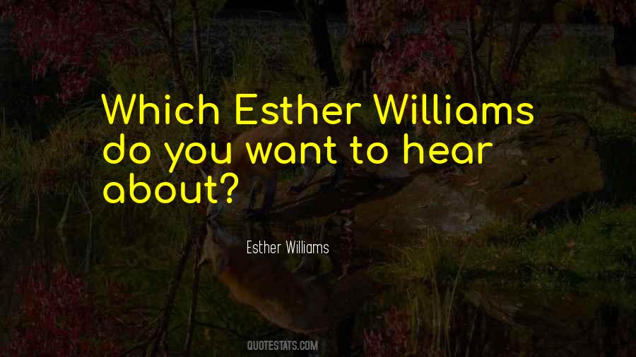 Esther Williams Quotes #121221