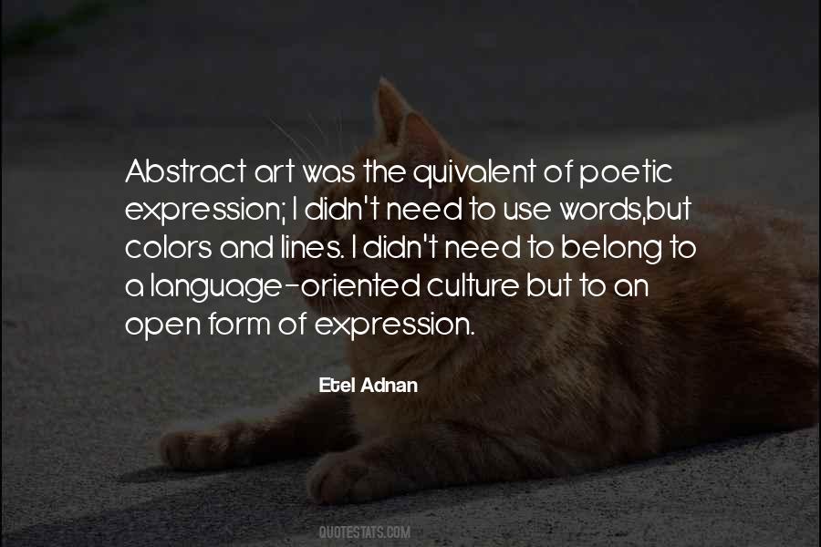 Etel Adnan Quotes #702244