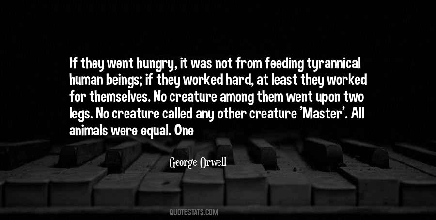 Quotes About Feeding Animals #156077